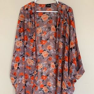 Kimono floral print